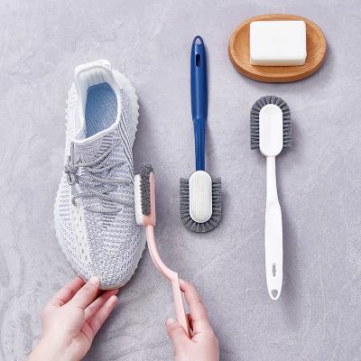 China Cleaning Brush Handle Cleaning Tool Shoes Plastic Sneaker Laundry Clothes Scrubbing Bathroom Laundry Cup Cleaner for sale