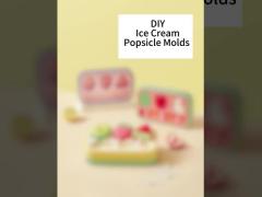 DIY Kids Cute Shapes Ice Cream Popsicle Molds Ice Cream Making Mould Odorless