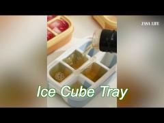 mini usa plastic freezer ice cube tray container with shovel