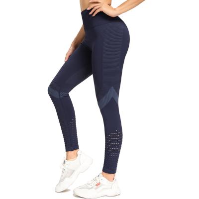 China Women's Breathable Mesh Breathable High-Waist Summer Yoga Tight Pants With Peach-Buttocks Fitness Pants Buttocks Lifting Working Pants for sale