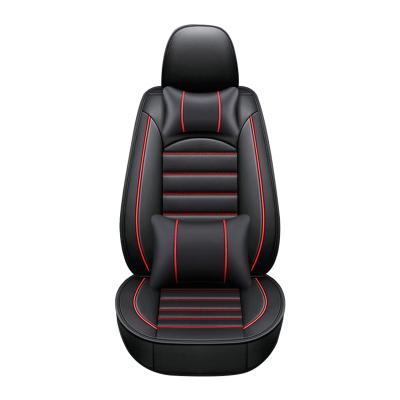 China Universal Five-seater Four Seasons Leather Car Seat Cover Set Full Encircling Luxury Waterproof Durable Car Seat Cover for sale