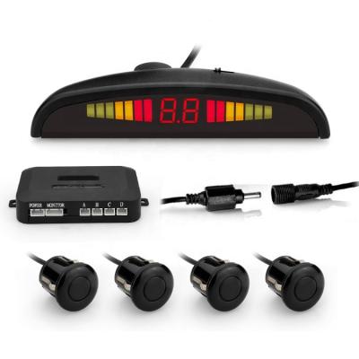 China Universal Waterproof Car Parking Assist Regime Led Reversing Radar With 4 Sensors Car Parking Sensor for sale