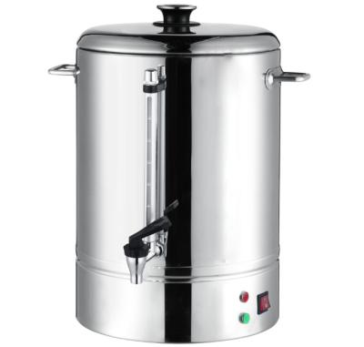 China Keep Hot 25L Series Stainless Steel Water Heater Water Base Single Layer Urn With Metal Faucet for sale