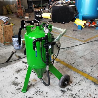 China Building Material Stores DB225 Model Dustless Sandblaster Machine For Air Compressor Sand Cleaning Surfaces/120cfm Sandblaster for sale