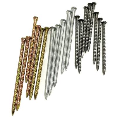 China Hot Selling High Quality Professional Torsion Flat Ring Leg Head Flat Joint Loose Nails for sale