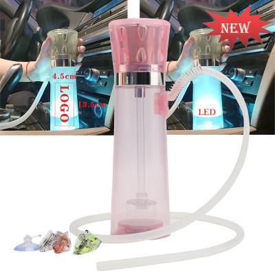 China Eco-friendly Led Light Acrylic New Wookah Hookah Tabac Narguil Chicha Steamulation Hookahs Custom Made Car Travel Portable Oem Odm for sale