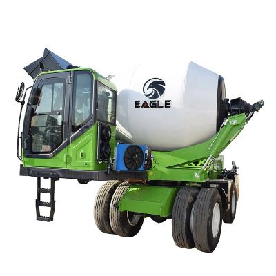 China Manufacturing Plant 3.5m3 self loading mobile concrete mixer with weighing system for sale