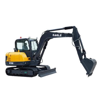 China Building Material Shops 6 ton excavating machinery used excavator machines cheap mini excavator for sale