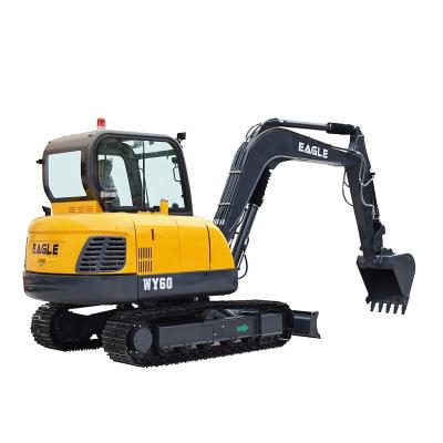 China Building Material Shops 6 ton  diesel engine hydraulic mini crawler excavator for sale