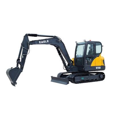 China Building Material Shops 6 ton crawler  small mini excavator for home use cheap chinese diesel mini excavator for sale