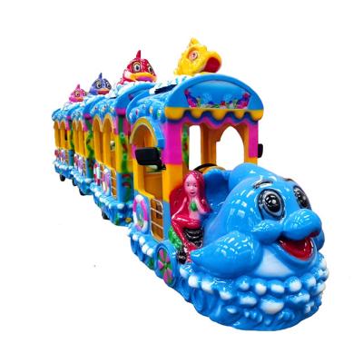 China Wholesale Reliable Outdoor Electric Train Toy Kids Amusement Park Equipment Reputation Sightseeing Train Game for sale