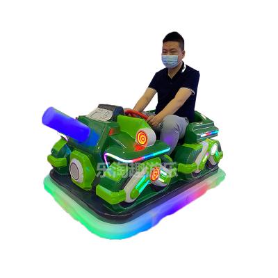 China Amusement park equipment ride on the tank of the new doubles the night market amusement glowing fish of the square outdoor children's stall car parent-child bumper for sale