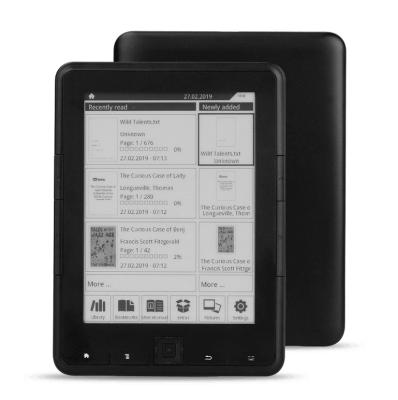 China E-ink 6inch EBOOK 800 x 600 Screen EPD EBook WIFI Customized Function, PDF Supported, FM 612 Radio EBOOK 6