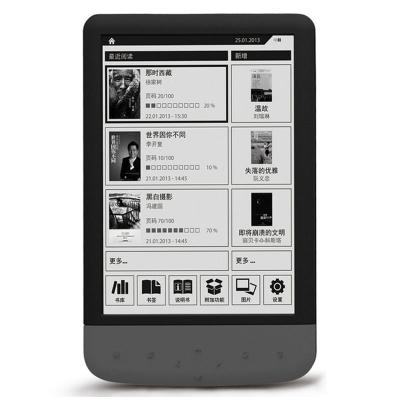 China multi-language 6inch 6inch touch screen ebook reader paper bag ebook reader factory price for sale