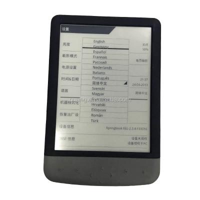 China E-ink 6inch WIFI e-book e-book, push button EBOOK-613 6