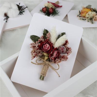 China Handmade Beautiful Dried Flowers Greeting Cards For Home / Wedding Decoration for sale