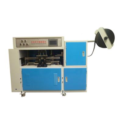 China Automatic Fix Bag Handle Single Side Loop Welding Machine Nonwoven Fix Bag Handle Taiwan 380mm-600mm 25-40pcs/min 30g-100g for sale