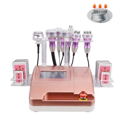 China Weight Loss 2021 Portable High Quality 8 in 1 Vacuum Cavitation RF Cavitation Weight Loss Machine for sale