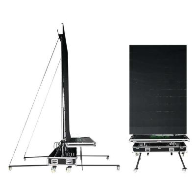 China Play Video New Product 2022 All In One Flightcase 2x3m Indoor Portable Removable Led Screen for sale