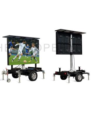 China Outdoor Led LED Display Trailer Billboard Mobile Display Message Table Advertising For Sale Rental Used Trailers for sale