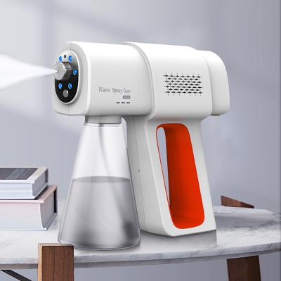 China Desktop High Pressure Handheld Blue Light Disinfection Manufacturer Spray Gun Nano Spray Gun for sale