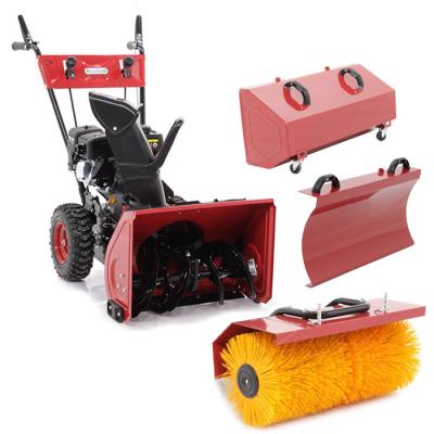 China Universal Full Automatic Snow Cleanging Machine Snow Plow Thrower Cleaning Blower for sale