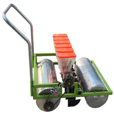 China Farm / Agricultural Vegetable Seeding Machine Manual Hand Push 6 Rows Seeder for sale