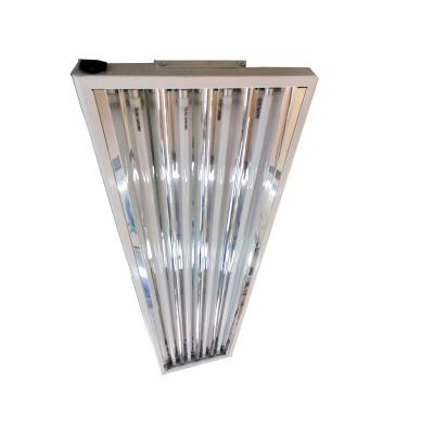 China Seed starting t5 6500K spectrum lights in 4 UVB lamp fixtures for sale