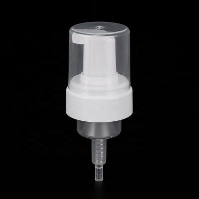 China Screw Lock System Factory Price Foam Soap Dispenser Bottle Pump Foam Soap Pump Bottle Dispenser With White Cover Foam Pump 43 for sale