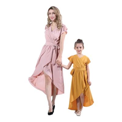 China New Fashion Breathable Wholesale Women Plus Size Short Sleeve Loose Fit And Flare Dress Summer Lady Long Casual Dresses for sale