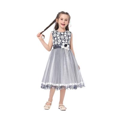 China 2020 Wholesale Baby Girl's Latest Princess Party Dresses New Breathable Kids Organza Dress With Net Fabric for sale