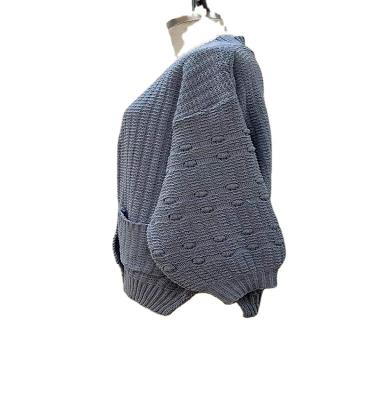 China China Supplier Wholesale Breathable Sleeve Style Women Knitted Regular Cardigan Sweaters for sale