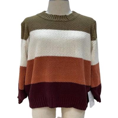 China Breathable Chinese Collar O-Neck Manufacturer Sleeve Style Winter Regular Season Plus Size Women Sweaters for sale