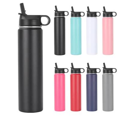 China High Quality 25oz PORTABLE Gym Powder Coating Outdoor Water Bottle For Sports Custom Color Stainless Steel Water Bottle Tumbler for sale