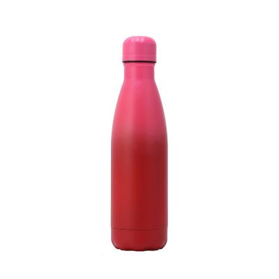 China High Quality PORTABLE BPA Free Double Wall Insulated Water Bottle 500ml Color Stainless Steel Outdoor Custom Sports Bottle With Lid for sale