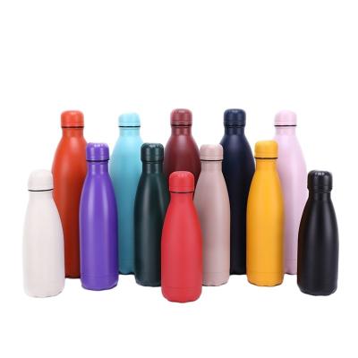 China Amazon Hot Selling PORTABLE BPA Free 17oz Insulated Stainless Steel Water Bottle For Gift Custom Color Sports Bottle With Lid for sale