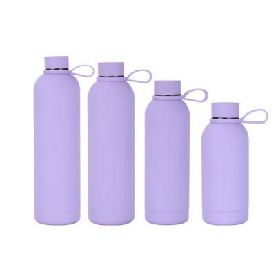 China PORTABLE Hot Sale Eco-Friendly Custom Colors 17oz Stainless Steel Water Bottle For Sports Insulated Water Bottle With Silicone Handle for sale