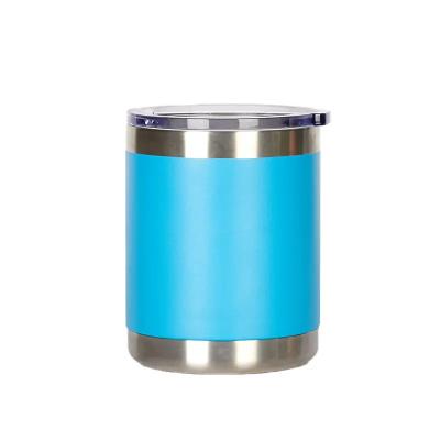 China Sustainable High Quality Powder Coated Stainless Steel Tumbler 10oz Double Wall Coffee Mugs Vacuum Insulated Mug Cup Coffee Tumbler for sale