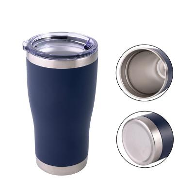 China 20/30oz Durable Eco Friendly Outdoor Camping Stainless Steel Double Wall Insulated Tumbler Mugs Tea Cup Vacuum Coffee Mug With Lid for sale