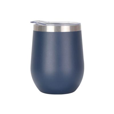 China PORTABLE Eco Friendly 12oz Food Grade BPA Free Tumblers Bulk Wholesale Double Wall Insulated Stainless Steel Coffee Cups Mugs For Wine for sale