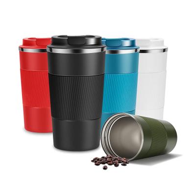 China 2023 Hot Selling Eco Friendly Products PORTABLE Double Wall Coffee Travel 500ml Tumbler Cups Mugs For Gift Stainless Steel Coffee Mug for sale