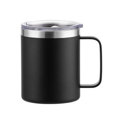 China High Quality Hot Selling Viable BPA Free Stainless Steel Tumbler With Handle 12oz Double Wall Insulated Coffee Mugs Tea Mug for sale