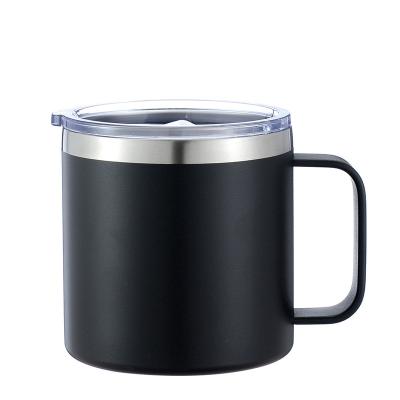 China High Quality Hot Selling Viable BPA Free Stainless Steel Tumbler With Handle 12oz Double Wall Insulated Coffee Mugs Tea Mug for sale