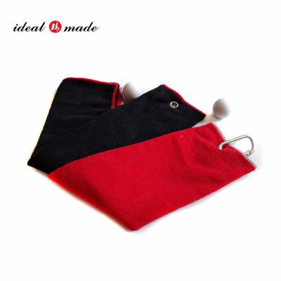 China China Factory Sale QUICK DRY Advertising Golf Towel With Custom Slogan for sale