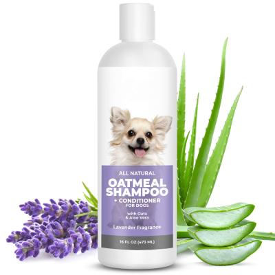 China Aloe Lavender Extract Dog Replenishing Shampoo for sale