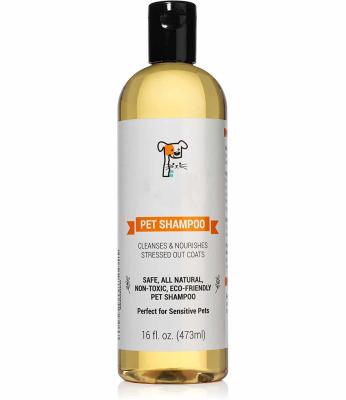 China Refreshing natural organic without added pet shampoo for sale