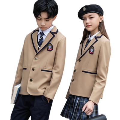 China School Fast Selling Products Cheap High School Blazers 100% Cotton Poly And Japanese Wool School Uniform for sale