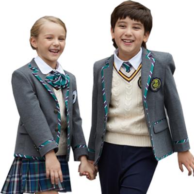 China High quality school school uniform suit for primary and middle school students school uniform in autumn and spring for sale