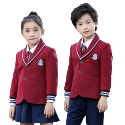 China Wholesale Red School Check Pattern School Uniform Skirt Cloth Plaid Pinafore Dress Designs SU-F-001 for sale