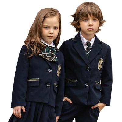 China High School ODM and OEM Navy Color Suit Series Kindergarten Children Primary Middle School Uniform for sale